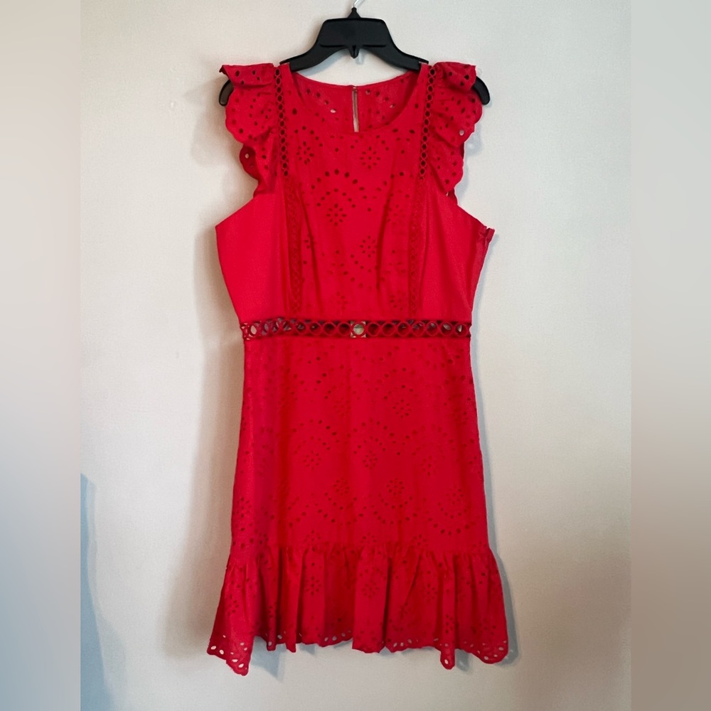 NWT Sam Edelman orange/red dress